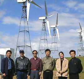Delegation visits windmills