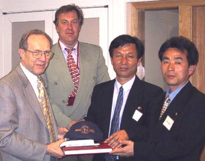 Dr. William Perry, Dr. Peter Hayes, and DPRK delegates